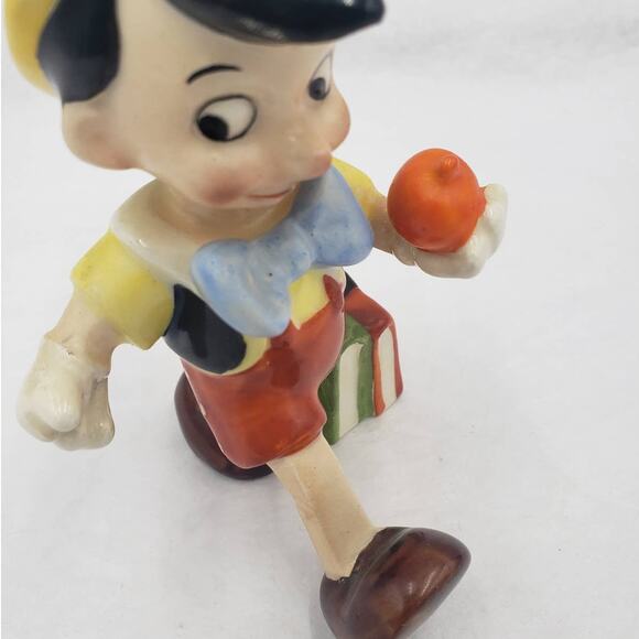 Goebel Pinocchio Germany Walt Disney Character Figurine Walking w/Apple - Picture 7 of 16